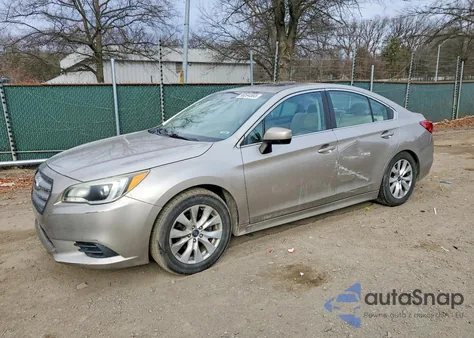 2015 Subaru Legacy 2.5I Premium z USA, uszkodzony, nr VIN 4S3BNBD67F3025652